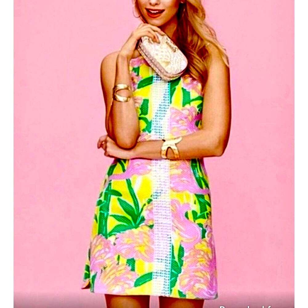 Lilly Pulitzer for Target Pink and Green Mini Dress